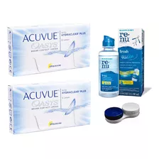 2 Caixas Lentes De Contato Acuvue Oasys Johnson + Estojo