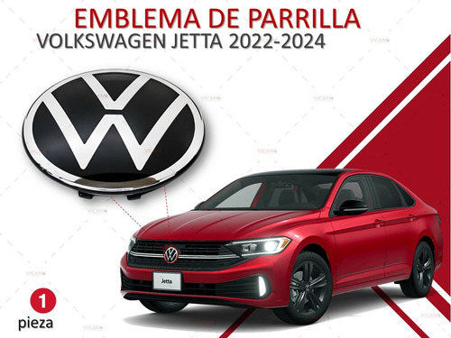 Emblema Para Parrilla Volkswagen Jetta 2022-2024 Foto 2