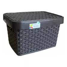 Canasto Caja Organizadora Rattan 6 Litros