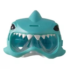 Máscara Acuática Aqua Trendz Diseño Tiburón Azul / Rosado