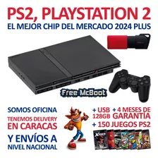 Ps2, Playstation 2 + Chip Full 2024 + Usb 128gb + 150 Juegos