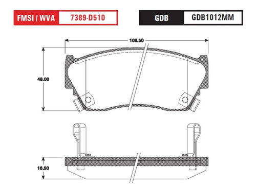 Balatas Trw Delantera Nissan Sentra 1991 1992 1994 Se/ Gxe Foto 2