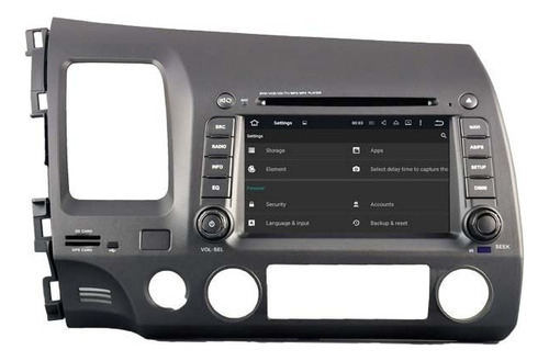 Android Honda Civic 2006-2011 Dvd Gps Wifi Touch Radio Usb Foto 2