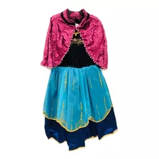 Vestido Princesa Premium Colorido Fantasias 8 Anos Infantil