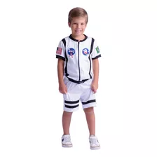 Fantasia Astronauta Infantil Shorts E Camiseta