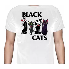 Black Cats - Gatos - Animacion - Black Flag - Polera