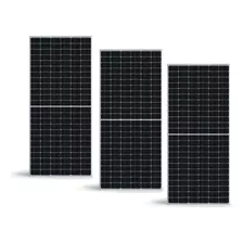 3 Placa Painel Modulo Solar Fotovoltaico 560w Monocristalino