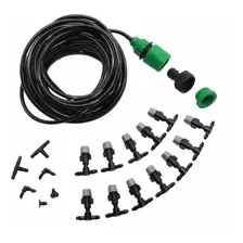 Kit Completo Para Irrigação Jardim Estufas Com 12 Bicos