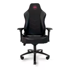 Silla Butaca Gamer Melon Gaming Oficina Reclinable Color Negro/rosa Xpro Flag Material Del Tapizado Cuero Pu