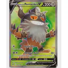 Tarjeta De Pokemon Galarian Perrserker V 183/196-lostorig