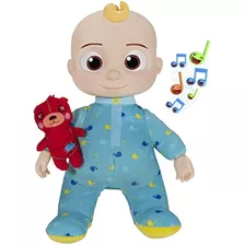 Cocomelon Official Musical Bedtime Jj Doll, Soft Plush Body 