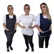 Conjunto C 2 Uniformes Pra Cuidadora Babá Cozinheira Faxina