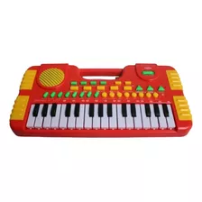 Piano Gravador Infantil Music Center Vários Ritmos E Sons