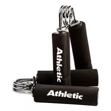 Hand Grip Athletic Em Aço Exercício Para Mãos Antebraço Par Cor Preto