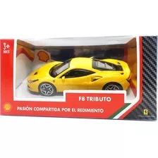 Carro De Coleccion Ferrari F8 Tributo Bburago Amarillo