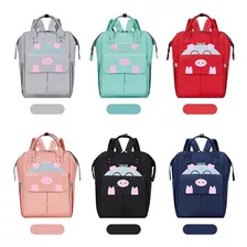 Bolsa Mochila Maternidade Multifunção Mamãe Bebê Fofo