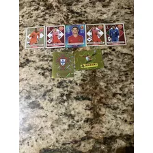 Pack Panini: 4 Extra Stickerscr7 , Escudo Portugal, Panini