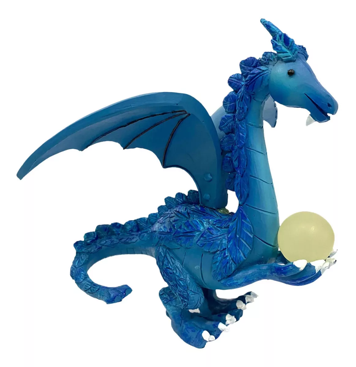 Estátua Do Dragão Voador Em Miniatura Para Dragão Azul