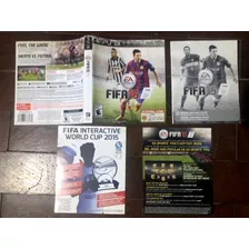 Manual-caratula Y Etiqueta Originales Fifa 15 Ps3 (no Juego)