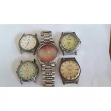 Liquido Relojes 4 Para Reparar 1 Con Malla Funcionando Bien