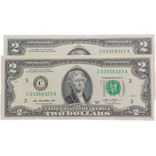 Estados Unidos - Uma Cédula De 2 Dólares De 2.013 - Fe - C 3