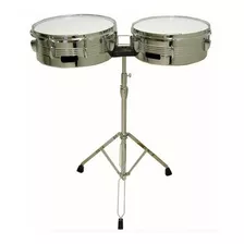 Timbales 13 Y 14 Pulgadas Cromado Century Cntl001