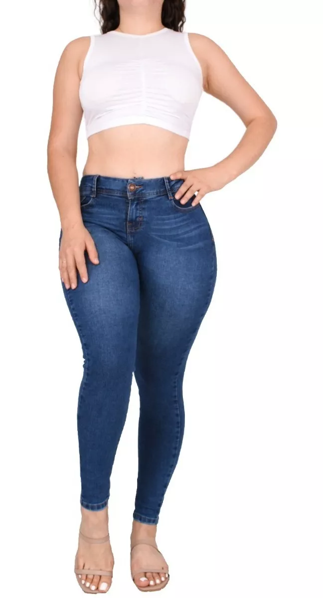  Jeans Dama Pantalones  Mujer Colombiano Levanta Pompa 
