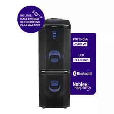 Parlante Noblex Mnt670 Portátil Con Bluetooth Negro 220v