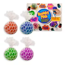 Pack 12 Pelota Antiestres Malla Relajacion Juguete Squishy