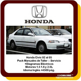 Honda Civic Manual Servicio Taller Reparacion 92 A 05 EspaÃ±o