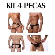 Kit Com 4 Cuecas Sensuais. Presentei Seu Namorado!