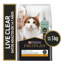 Alimento Para Gatos Purina Pro Plan Adulto Live Clear