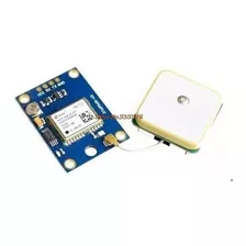 Módulo Gps Rs232 Blox Neo 6m C/ Antena, Nmea Arduino Pic Avr