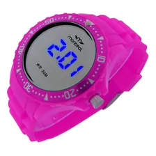 Reloj Montreal Ml1661 Digital Luz Led Aro Giratorio Fecha