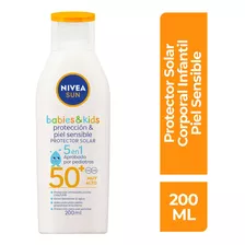 Protector Solar Nivea Sun Kids Protect&sensitive Fps50 200ml