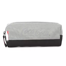 Necessaire Espaçosa Coca Cola Original Com Ziper Escolar