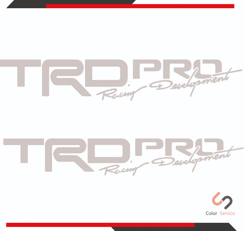 Calcas Toyota Tacoma Trd Pro Racing Development 55cmx 8cm 2p Foto 5