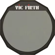 Practicador Para Bateria Vic Firth Pad 12 Ravicpad12 Color Negro Gris