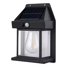 Luminária Arandela Solar Led Parede Jardim Escada Bateria