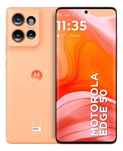 Celular Motorola Moto Edge 50 512gb 12gb Ram Naranja Certificación Militar Naranja Claro