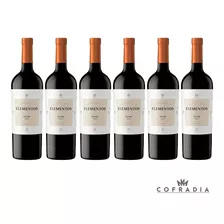 Vino Elementos Syrah Bodega El Esteco 6 Botellas De 750 Ml