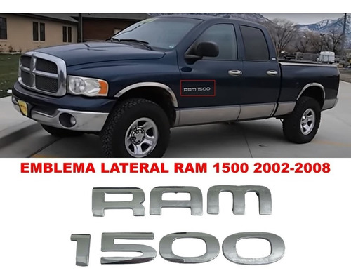 Emblema Lateral Compatible Con Ram 1500 2002-2008 Foto 3