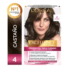  Kit De Coloración Excellence Creme L'oréal Paris Tono 4 Castaño