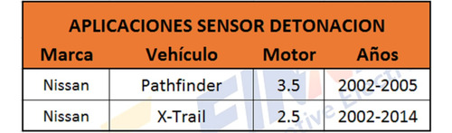 Sensor Detonacin Nissan Pathfinder 3.5 X-trail 2.5 Foto 6