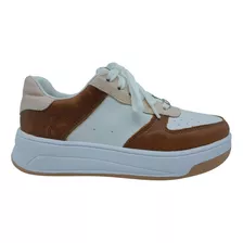 Zapatillas De Cuero Mujer Moda Muy Livianas 