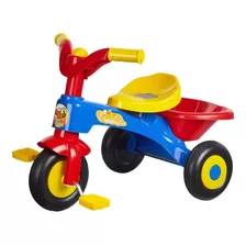 Triciclo Para Niños Kissme Con Corneta Sensacion Color Azul/rojo/amarillo