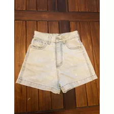 Short Rebel Denim Con Detalle