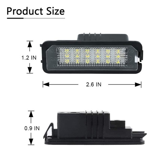 Luces Led De Matrcula Para Boxster 987 981 982 Spyde Foto 4