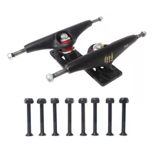 Truck Skate Flh 160mm Longboard Freeride Preto + Parafuso 10