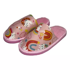 Pantuflas Corderito Niña Rosa Lma202rs